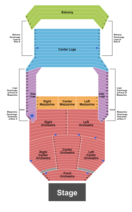 Uihlein Hall At Marcus Center Jersey Boys Seating Chart